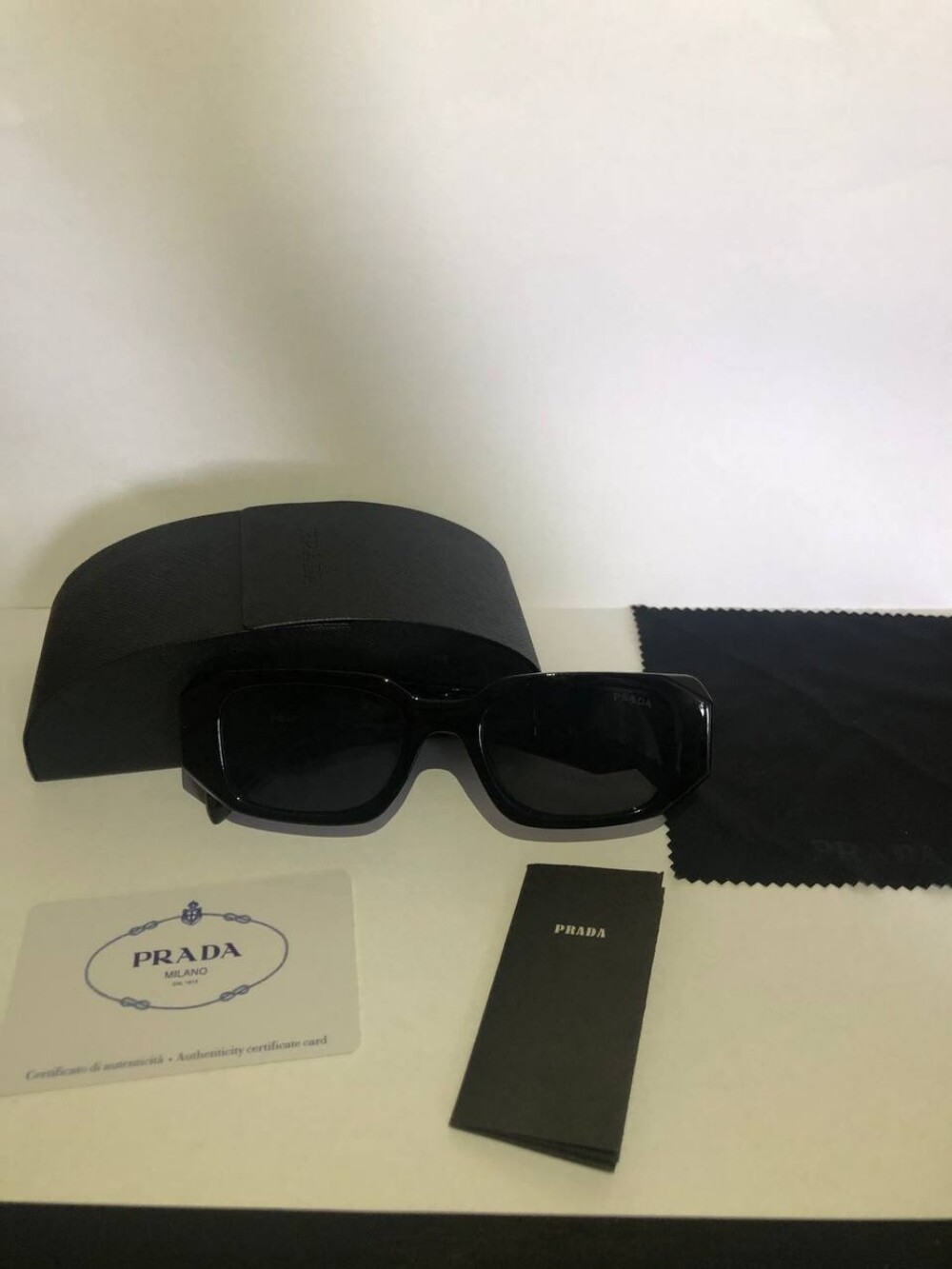 Prada Symbole Black Color Sunglasses - Picture 3 of 12